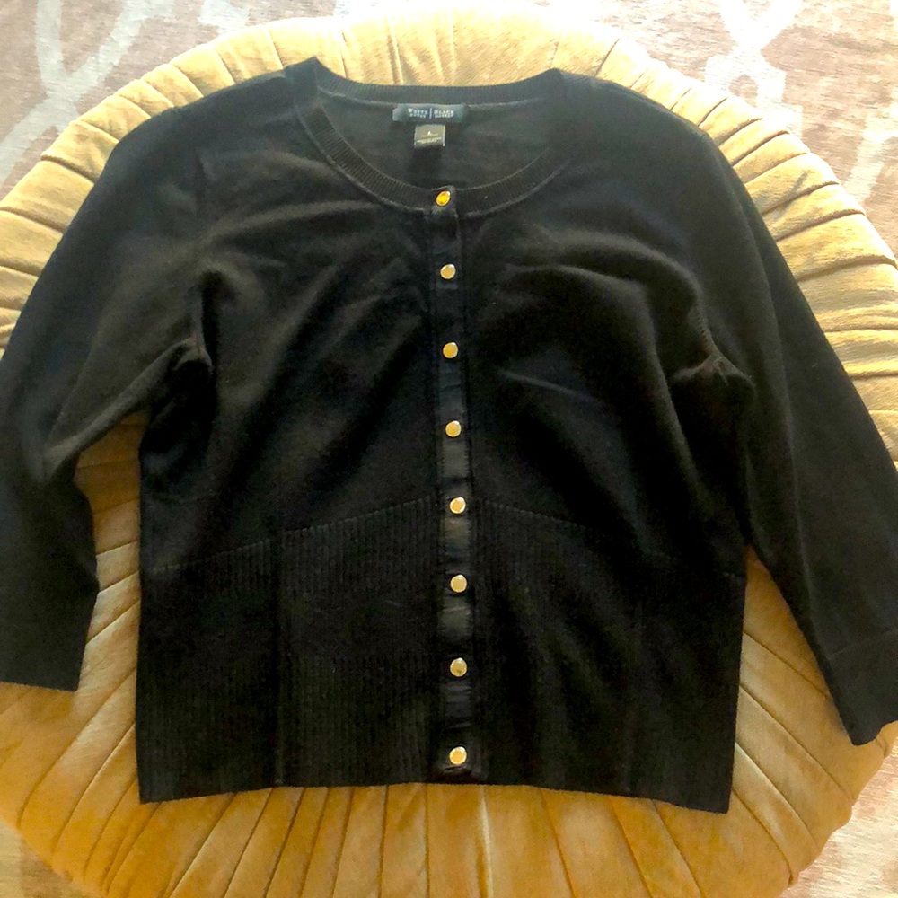 Perfect WHBM Black Cardigan